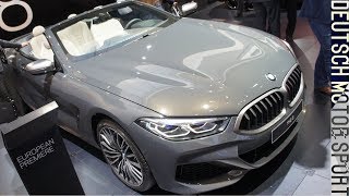 BMW M850i xDrive Cabriolet  Discover exterior and interior [upl. by Eiramyllek]