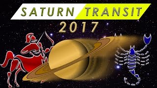 Saturn Transit Sagittarius 2017 [upl. by Nirok]