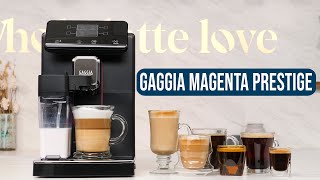 Review Gaggia Magenta Prestige Super Automatic Espresso Machine [upl. by Kuster]