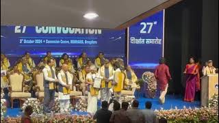 27 CONVOCATION AT NIMHANS BANGLORE CONGRATS ALL 👍🙏🏻 [upl. by Dnamron]