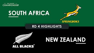 HIGHLIGHTS  SOUTH AFRICA v NEW ZEALAND  The Rugby Championship 2024 [upl. by Fortunio]