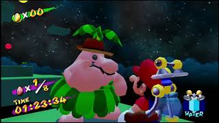 Super Mario Sunshine  Pianta Village Red Coins of the Village Underside Secret Shine 1 [upl. by Nauqe642]