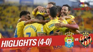 Resumen de UD Las Palmas vs Nàstic 40 [upl. by Rehpretsirhc]