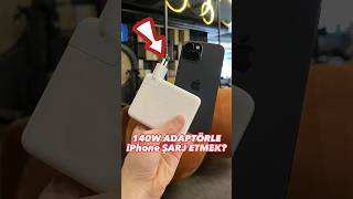 140W adaptör ile iPhone şarj etmek reklam [upl. by Esinek871]