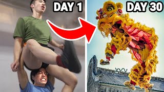 I Trained Lion Dance for 30 Days Straight [upl. by Esimorp]