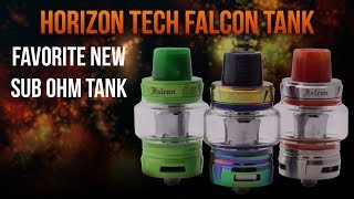 FALCON Tank by Horizon Tech  Favorite NEW Sub Ohm Tank  Vape Tank Review [upl. by Rather660]