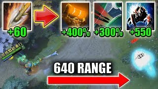 Ranged WK  One Crit Combo Searing Arrows range Abuse with Enchant Totem Dota 2 Ability Draft [upl. by Ahseia]