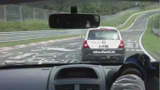 Roadcar vs Racecars Megane R26R in VLN Race Practice on the Nürburgring Nordschleife [upl. by Ednutey]