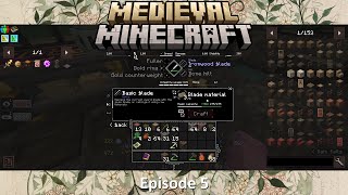 Medieval MineCraft 120 SSP  EP 5  Tetra tools and some mining [upl. by Drucy305]