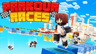 Parkour Races  Minecraft Minigame [upl. by Idnahk47]