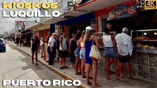 Driving Kioscos de Luquillo Puerto Rico 4K 🇵🇷 [upl. by Ykroc791]