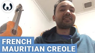 Dominic speaking Mauritian Creole and French  French Creole language  Wikitongues [upl. by Quartana84]