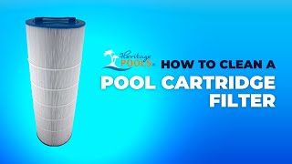 How to Clean a Pool Cartridge Filter [upl. by Ermanno]