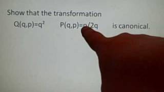 Hamiltonian Equation Canonical Transformation [upl. by Sokram]