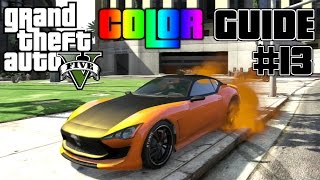 GTA V  Ultimate Color Guide 13  Best Colors Combos for Lampadati Furore GT [upl. by Ecirtram]