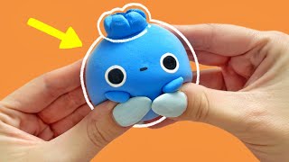 blueberry squishy WITHOUT FOAM ✨ 2024 NEW SQUISHY TUTORIAL [upl. by Yrrag]