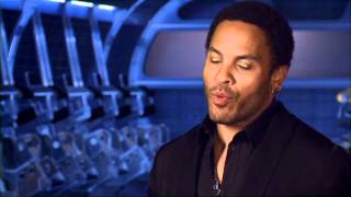 The Hunger Games cast interview Lenny Kravitz [upl. by Ardnael]