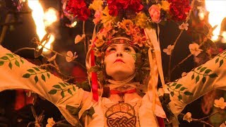 Celtic festival of Beltane heats up in Scotland [upl. by Nerol816]