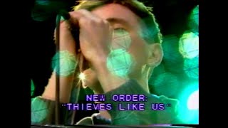 New Order  Thieves Like Us Live Musik Convoy German TV 160484 [upl. by Selbbep]