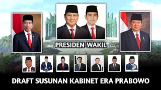 Prediksi Draft Menteri kabinet PrabowoGibran periode 20242029  Pejabat Negera terbaru [upl. by Fleeta]