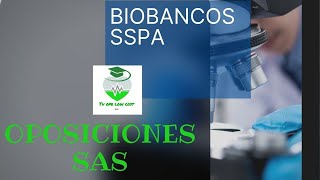 BIOBANCOS Temario especifico OPOSICIONES TCAE Y CELADOR CONDUCTOR SAS [upl. by Morton863]