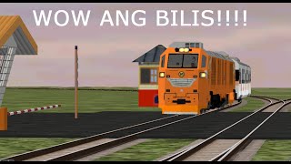 OpenBVE PNR CC300 01 passing Abad Santos crossing [upl. by Deuno]