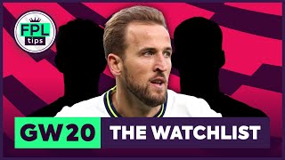 FPL GW20 THE WATCHLIST  Kane Tops Double Gameweek 20 Targets  Fantasy Premier League 202223 Tips [upl. by Hendrickson803]