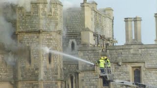 The Devastating Fire That Left Windsor Castle in Shambles [upl. by Davey]