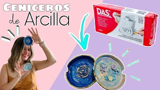 Ceniceros de ARCILLA diy pastadas  tutorial sorpresa de julio [upl. by Aylsworth]