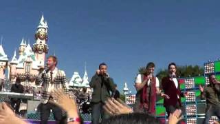 Backstreet Boys Its Christmas Time Again Disneyland 20121104 [upl. by Gilliette344]