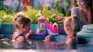 Disney Princess Water Palace Playset amp Petal Float Princess Doll  Mattel [upl. by Leahcim]