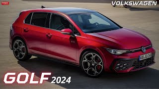 Nuevo VW GOLF 2024 y Versión GTI de hasta 300 Hp✨ [upl. by Lumpkin]