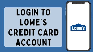 Login To Lowes Account 2023  Lowes Credit Card Sign In Full Tutorial [upl. by Sandell302]