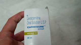 🔴Carnisure Paediatric Syrup 30ml  View Company Name Price  Uses  Side Effects Composition [upl. by Asilram]