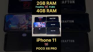 Poco X2 vs poco x6 iphone best gaming phone kon hai comment karke batao 2GB 4GB pocox [upl. by Flossy]