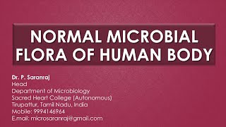 Normal Microflora of Human Body [upl. by Manbahs]