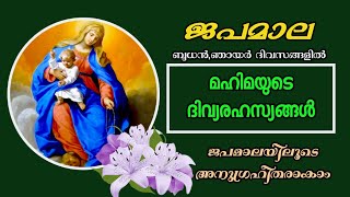 ജപമാല  മഹിമയുടെ ദിവ്യരഹസ്യങ്ങൾRosary prayer August 21 glorious mysteries Malayalam [upl. by Nyrac]