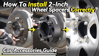 How To Install 2Inch Wheel Spacers Correctly BONOSS Car Accessories Guide [upl. by Assiren]