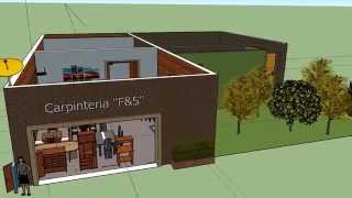 CREACIÓN DE CARPINTERIA CON SKETCHUP 2014 [upl. by Romeo]