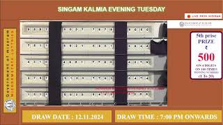 🔴LOTTERY LIVE SINGAM 0700 PM 12112024 MANIPUR STATE LOTTERY BTC LIVE [upl. by Zeuqram]