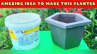 131  cement planters making idea  गमला कैसे बनाएं  DKcrafting775 [upl. by Meris]