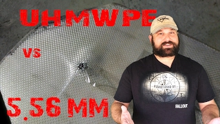 Lightweight UHMWPE plate vs M855 amp M193 [upl. by Osicnarf]