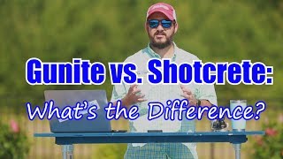 Gunite vs Shotcrete Whats the Difference [upl. by Mahla855]