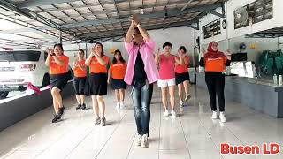 Keen Tahiti Line Dance  ChoreoTom Inge Soenju  Busen LD [upl. by Arela431]