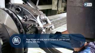 BPW ECO Air COMPACT Replacing air bag mount and trailing arm [upl. by Hugh]