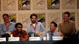 Donald G Troy and Danny P Abed sing to end Community Panel at ComicCon SDCC 2010 [upl. by Bowden]