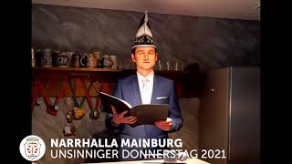 Narrhalla Mainburg  Unsinniger Donnerstag 2021 [upl. by Hairam]