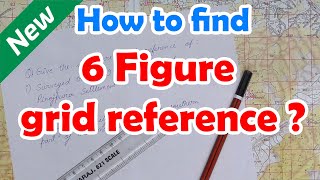 6 figure grid reference in a Toposheet  ICSE Class X Geography 2020 [upl. by Ainirtak]