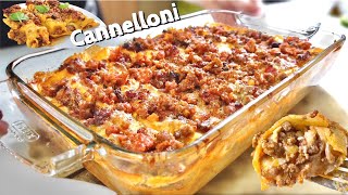 CANNELLONI al Ragù 🍝 piatto della Domenica [upl. by Oruntha]