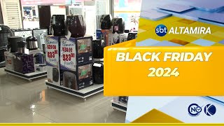 Pesquisa mostra que intenção de compra na black friday aumentou 43 em 2024  SBT Altamira [upl. by Karita586]